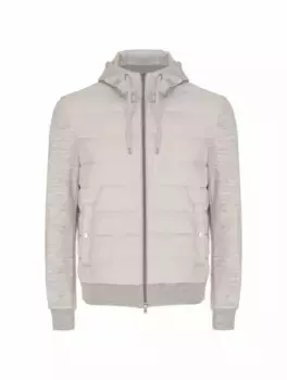 Комбинированная куртка Herno, серый