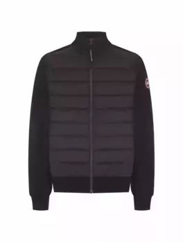 Комбинированная куртка с логотипом Canada Goose, черный