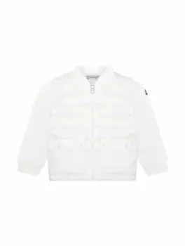 Комбинированная куртка с логотипом Moncler, белый