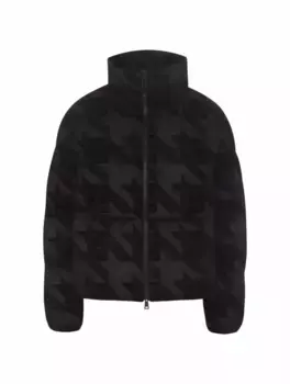 Комбинированная куртка с монограммой Evandra Moncler, черный