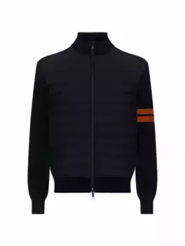 Комбинированная куртка Zegna, тёмно-синий