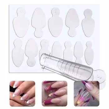 Комбинированная система Силиконовые французские формы двойной формы овальной формы, 12 шт., Molly Lac