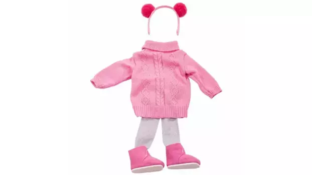 Комбинированная вязанная коса Gtz Puppenmanufaktur