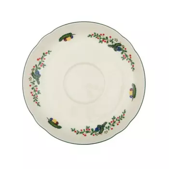 Комбинированное блюдце Marie-Luise Christmas 15 см Seltmann Weiden, красочный