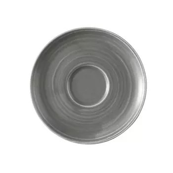 Комбинированное блюдце Terra жемчужно-серого цвета, большое, 16,5 см Seltmann Weiden, серый