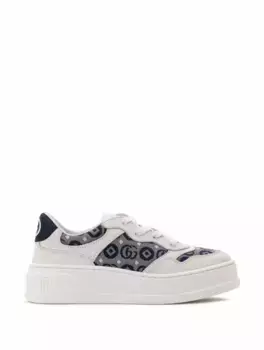 Комбинированные кроссовки GG Gucci, белый