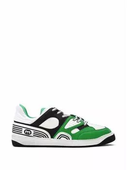 Комбинированные кроссовки Gucci Basket Gucci