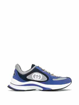 Комбинированные кроссовки Gucci Run Gucci, мультиколор