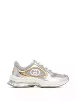 Комбинированные кроссовки Gucci Run Gucci, мультиколор