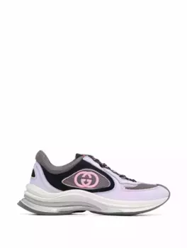 Комбинированные кроссовки Gucci Run Gucci, мультиколор
