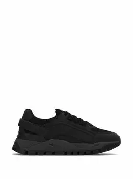 Комбинированные кроссовки с логотипом Santoni