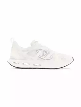 Комбинированные кроссовки V-logo Valentino Garavani, белый