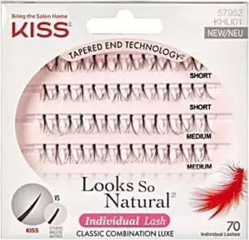 Комбинированные пучки ресниц, 70 шт. Kiss