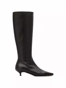 Комбинированные сапоги TOTEME, черный