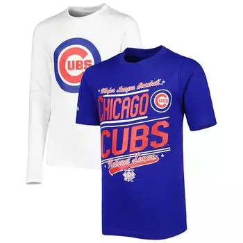 Комбинированный комплект футболок Youth Stitches Royal/White Chicago Cubs Stitches