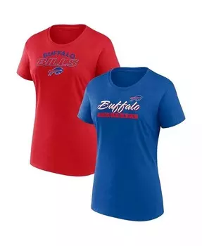 Комбинированный комплект женских футболок Buffalo Bills Risk Fanatics, мультиколор