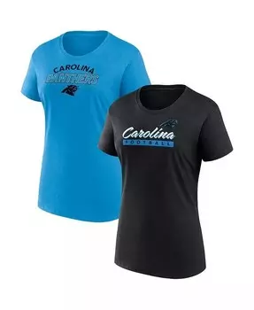 Комбинированный комплект женских футболок Carolina Panthers Risk Fanatics, мультиколор