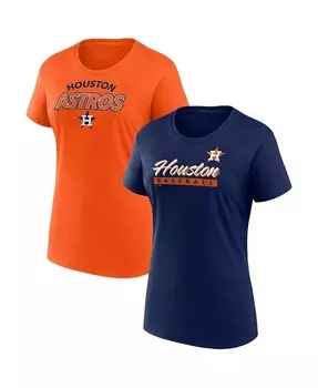 Комбинированный комплект женских футболок Houston Astros Risk Fanatics, мультиколор