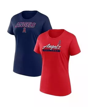 Комбинированный комплект женских футболок Los Angeles Angels Risk Fanatics, мультиколор