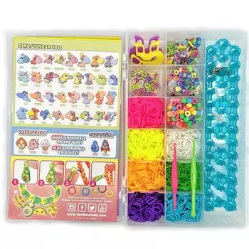 Комбинированный набор для изготовления браслетов Rainbow Loom Loomi-Pals Rainbow Loom