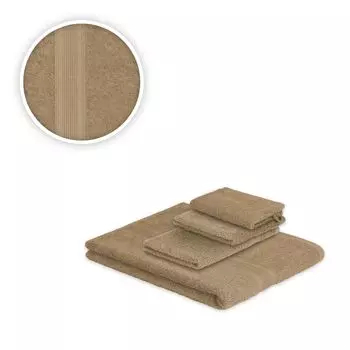 Комбинированный набор полотенец для гостей и путешествий, 4 шт., махровая ткань 500 г/м, розовый Sdseetraum, бежевый