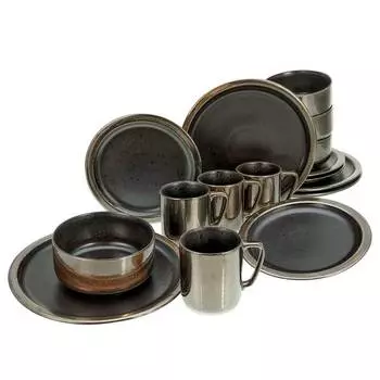 Комбинированный сервис modern industrial (16 шт.) Creatable, черный