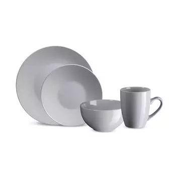 Комбинированный сервиз, 16 предметов, пастельный выбор, серый, новая настольная культура neuetischkultur