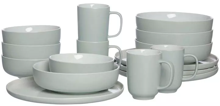 Комбинированный сервиз 16 шт яшма Ritzenhoff, мятно-зеленый