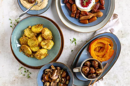 Комбинированный сервиз 20 шт ноттингем Mser, серо-голубой