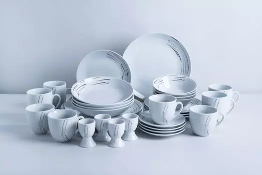 Комбинированный сервиз 32 шт. МОНРЕАЛЬ Van Well, белый