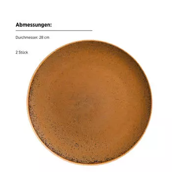 Комбинированный сервиз 8 шт Mser, коричневый