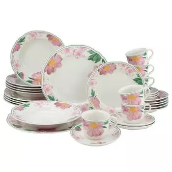 Комбинированный сервиз альба роза (30 шт.) Creatable, мультколор