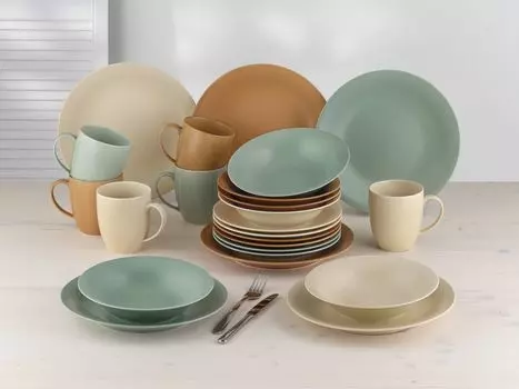 Комбинированный сервиз Аруба, 24 шт. ВЕЛКО Van Well, бежевый