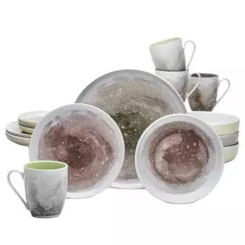 Комбинированный сервиз фару 16 шт. Van Well, зеленый