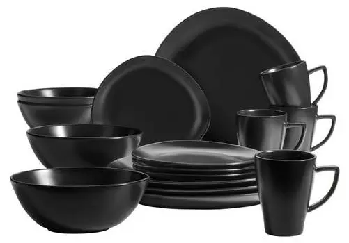 Комбинированный сервиз глендейл (16 шт.) Mser, черный