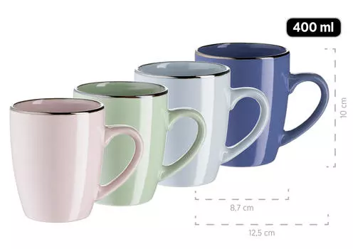 Комбинированный сервиз металлический диск из 16 частей Mser, мультиколор