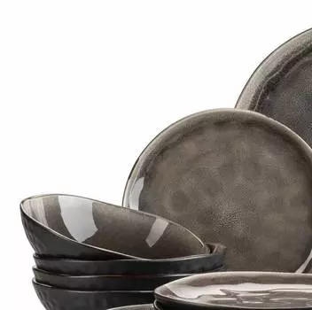 Комбинированный сервиз niara organic 16 шт. Mser, коричневый