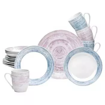 Комбинированный сервиз плутон 16 шт. Van Well, белый