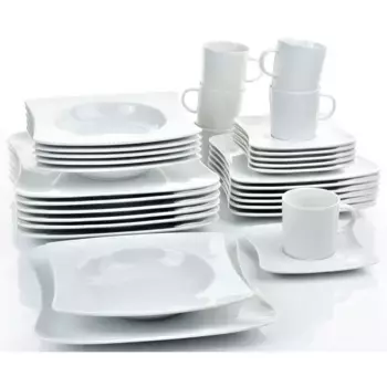 Комбинированный сервиз Retsch Arzberg «Набор посуды, сервиз ПЕСОЧНЫЙ», (набор, 30 предметов), фарфор Сделано в Германии, 30 предметов, на 6 персон