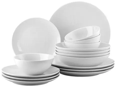 Комбинированный сервиз сетка 16 предметов Rosenthal, белый