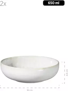 Комбинированный сервиз столовой посуды Mser, белый