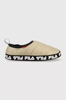 Комфидерные тапочки Fila, бежевый