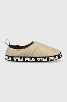 Комфидерные тапочки Fila, бежевый