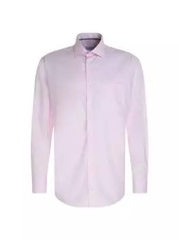 Комфортная деловая рубашка с длинным рукавом Seidensticker, розовый