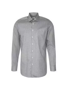 Комфортная деловая рубашка с длинным рукавом Seidensticker, синий