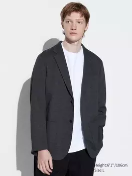 Комфортная куртка Uniqlo, серый
