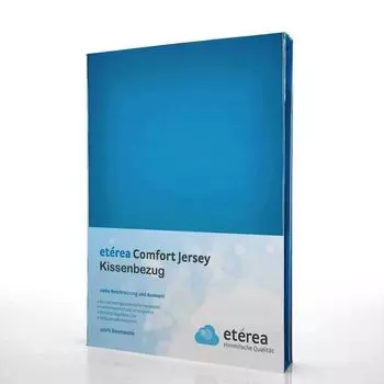 Комфортная наволочка из трикотажа, двойная упаковка, 80х80см Diva Blue Etrea Himmlische Qualitt