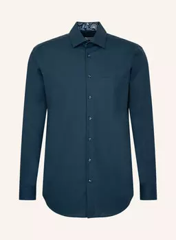 Комфортная посадка деловой рубашки Seidensticker, бирюзовый