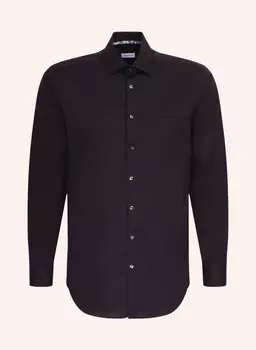 Комфортная посадка деловой рубашки Seidensticker, черный