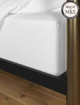 Комфортная прохладная простыня очень глубокой посадки с содержанием лиоцелла Marks & Spencer